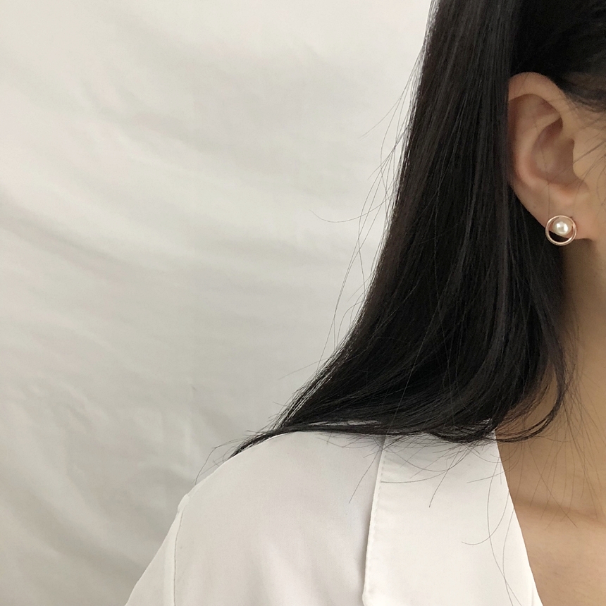 <b><p>Ear possible ily Sver fing Pel Sticky Ofce</p></b><b><p>グィチ 可能 デイリー ウンチム 真珠 ぴったりつく イヤリング 会社員 シンプル</p></b><br /><br /><p align='center'>