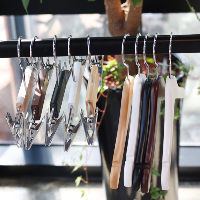 옷가게 의류매장 성인 아동 상의 원목옷걸이 이미지 7