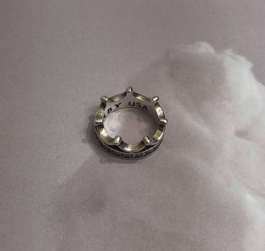 <b><p>Silver 925 Crown King Baby Layed Pot</p></b><b><p>シルバー925 クラウン キングベビーリング 重ね着 ポイント</p></b><br /><br /><p align='center'>