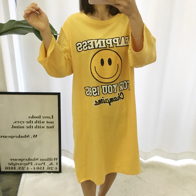 <b><p>pajamas one piece Homeware smile Fa</p></b><b><p>パジャマ ワンピース ホームウェア スマイル 純綿</p></b><br /><br /><p align='center'>