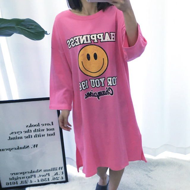 <b><p>pajamas one piece Homeware smile Fa</p></b><b><p>パジャマ ワンピース ホームウェア スマイル 純綿</p></b><br /><br /><p align='center'>