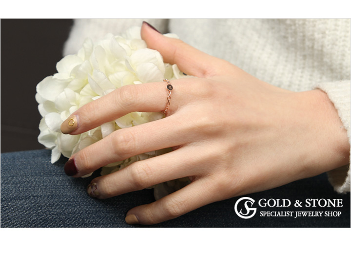 <b><p>14K initial friendship rg Rose Gold pk Ace</p></b><b><p>14K イニシャル 友情 リング ローズゴールド ピンク エキ</p></b><br /><br /><p align='center'>