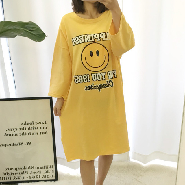 <b><p>pajamas one piece Homeware smile Fa</p></b><b><p>パジャマ ワンピース ホームウェア スマイル 純綿</p></b><br /><br /><p align='center'>