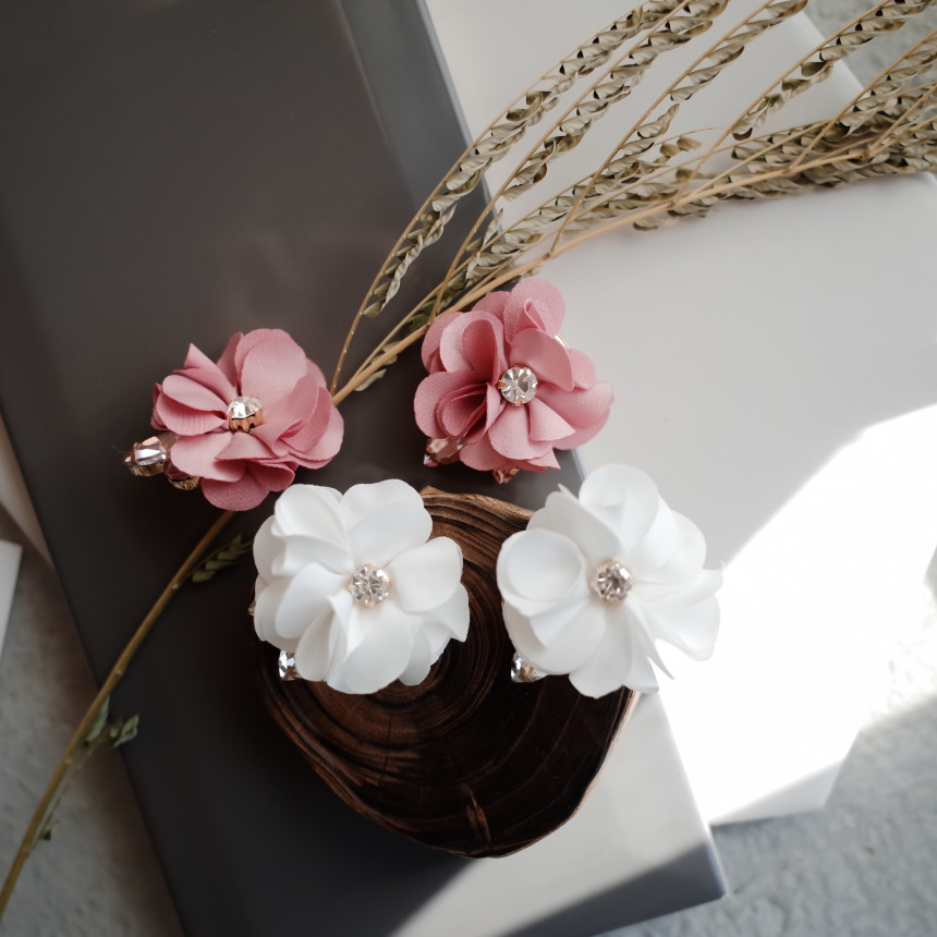 <b><p>Romens Flower bling Bright Earrs Simple Unique</p></b><b><p>ロマンス フラワーブリンブリン 華やかな花のイヤ​​グ シンプルユニーク スタイリッシュルック</p></b><br /><br /><p align='center'>