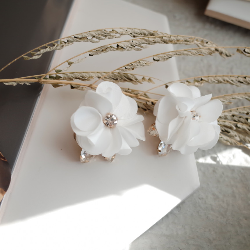 <b><p>Romens Flower bling Bright Earrs Simple Unique</p></b><b><p>ロマンス フラワーブリンブリン 華やかな花のイヤ​​グ シンプルユニーク スタイリッシュルック</p></b><br /><br /><p align='center'>