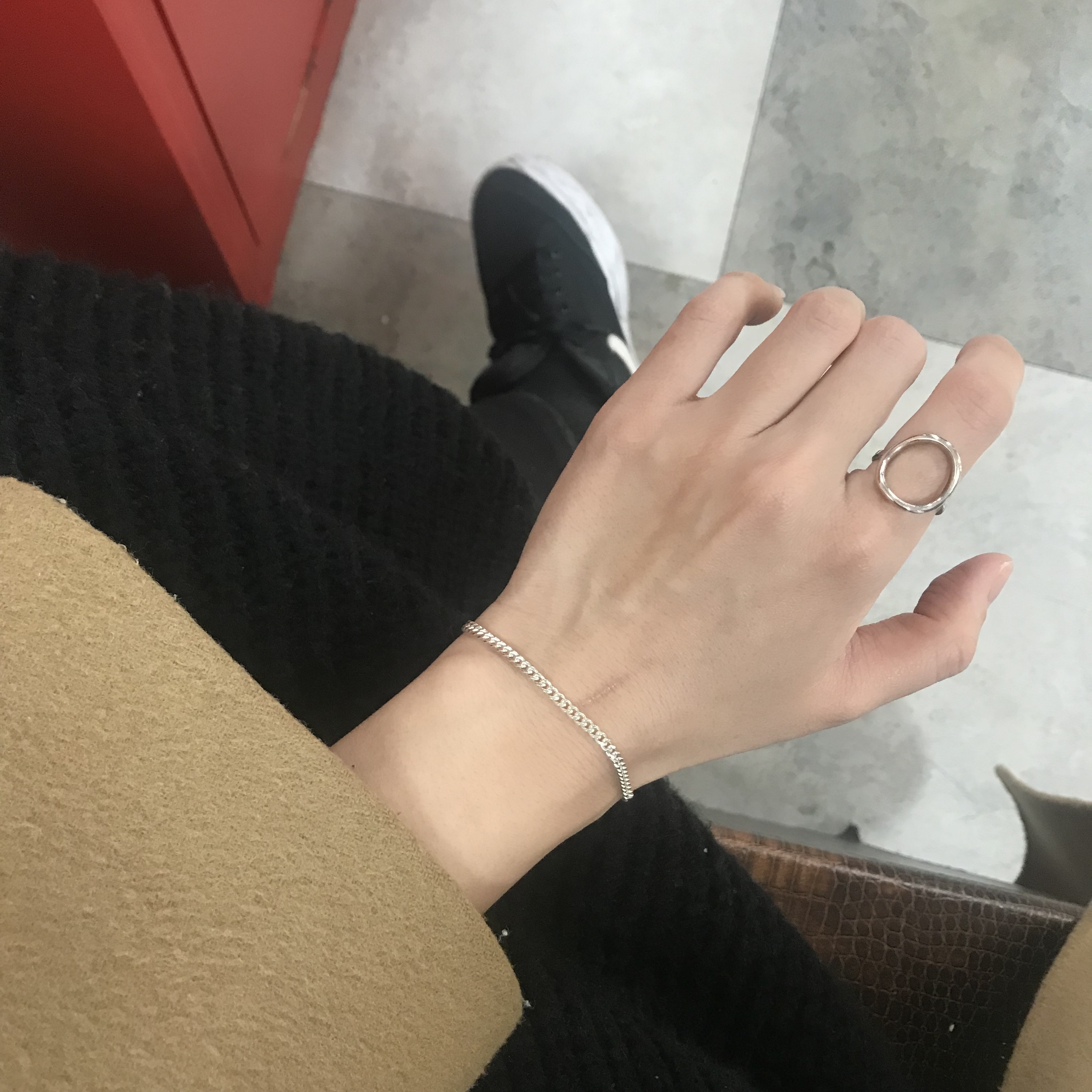 <b><p>925 silver Circle Ring Normal sty Unique</p></b><b><p>925 円形サークルリング ノーマルなスタイル ユニなアイテム 女性 30代 夏休み</p></b><br /><br /><p align='center'>