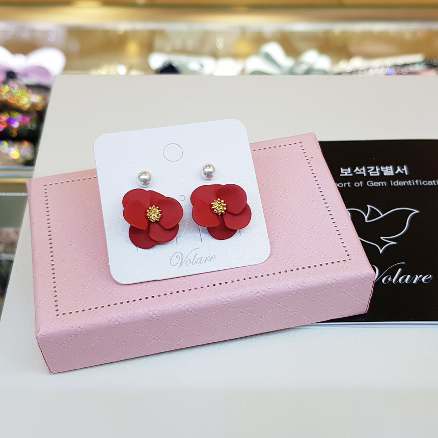 <b><p>Bollare Pastel soft flower ings AAA061 Romantic</p></b><b><p>ボラレ パステルソフトフラワーイヤリング AAA061 ロマンチックスタイル 女心を刺激</p></b><br /><br /><p align='center'>