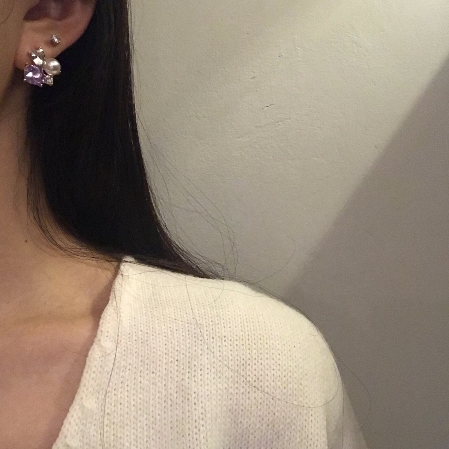 <b><p>Violet earring 8 species Alrgy preventn Woman</p></b><b><p>バイオレット イヤリング 8種 アレルギー対策 女性 紫</p></b><br /><br /><p align='center'>