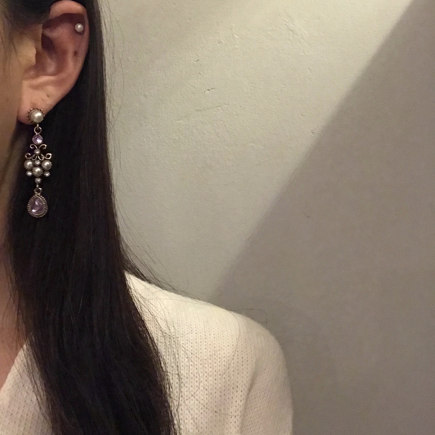 <b><p>Violet earring 8 species Alrgy preventn Woman</p></b><b><p>バイオレット イヤリング 8種 アレルギー対策 女性 紫</p></b><br /><br /><p align='center'>