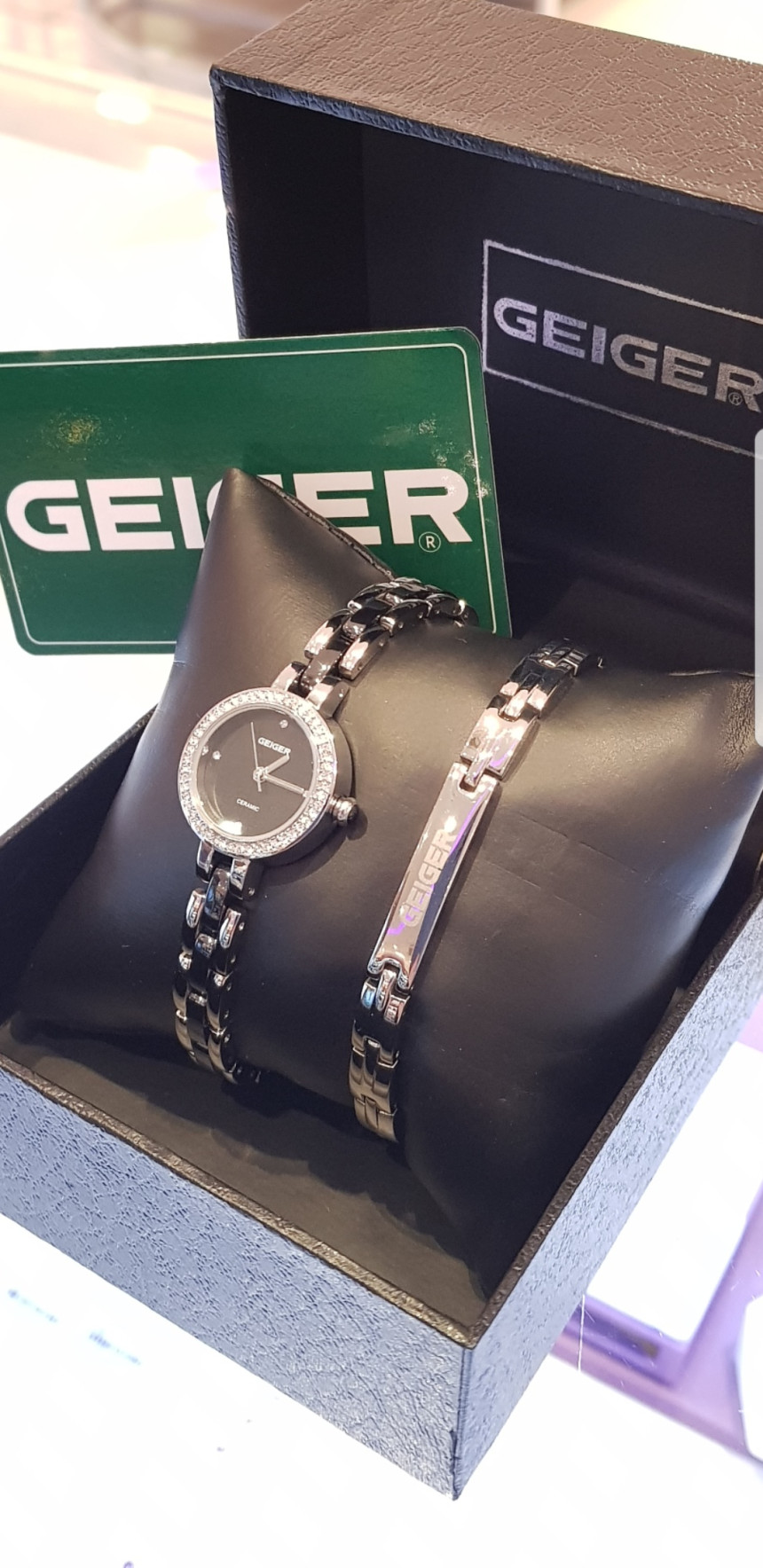 <b><p>Geiger Black camic Women's Watches rmanium</p></b><b><p>ガイガー ブラックセラミック レディース時計 ゲルマニウムブレスレット GE61165BS</p></b><br /><br /><p align='center'>