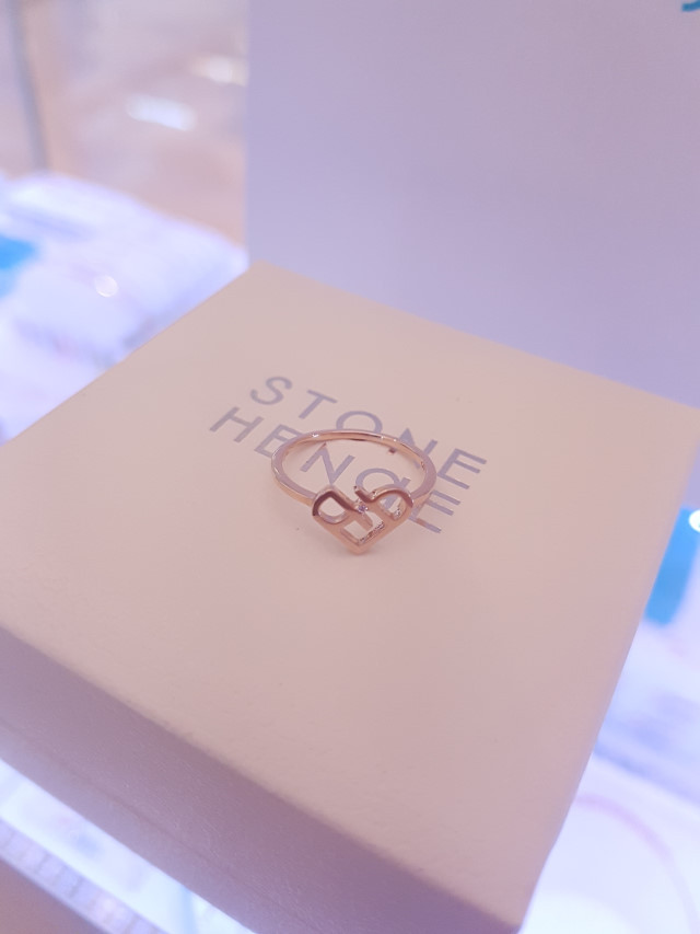 <b><p>Stonehenge 14K SHE art Ri of Aries T0673</p></b><b><p>ストーンヘンジ 14K 彼女 ハート エキリング T0673 可愛らしいコーディネ</p></b><br /><br /><p align='center'>