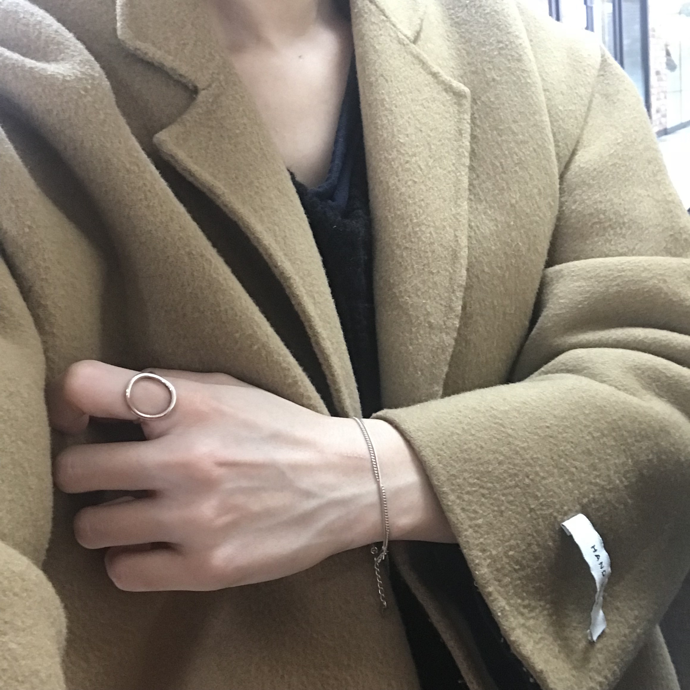 <b><p>925 silver Circle Ring Normal sty Unique</p></b><b><p>925 円形サークルリング ノーマルなスタイル ユニなアイテム 女性 30代 夏休み</p></b><br /><br /><p align='center'>