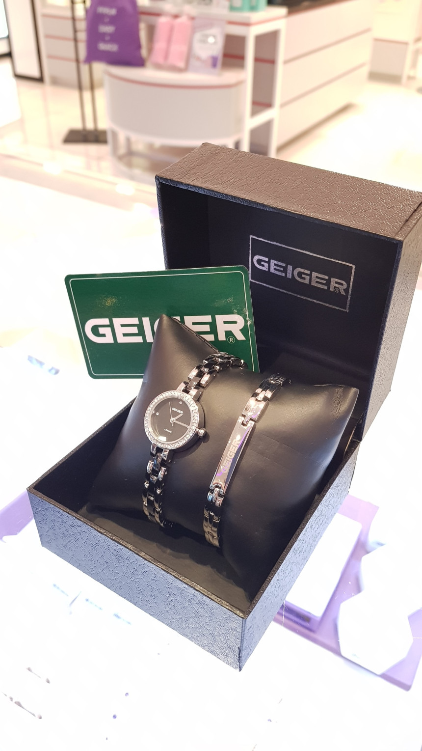 <b><p>Geiger Black camic Women's Watches rmanium</p></b><b><p>ガイガー ブラックセラミック レディース時計 ゲルマニウムブレスレット GE61165BS</p></b><br /><br /><p align='center'>
