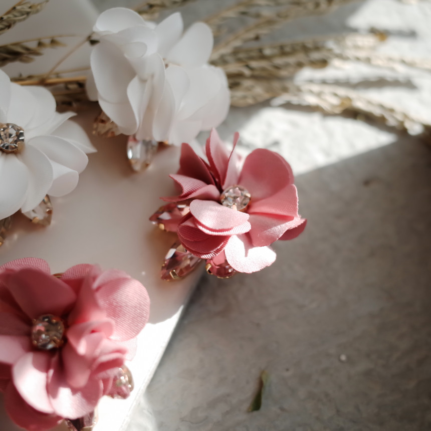 <b><p>Romens Flower bling Bright Earrs Simple Unique</p></b><b><p>ロマンス フラワーブリンブリン 華やかな花のイヤ​​グ シンプルユニーク スタイリッシュルック</p></b><br /><br /><p align='center'>