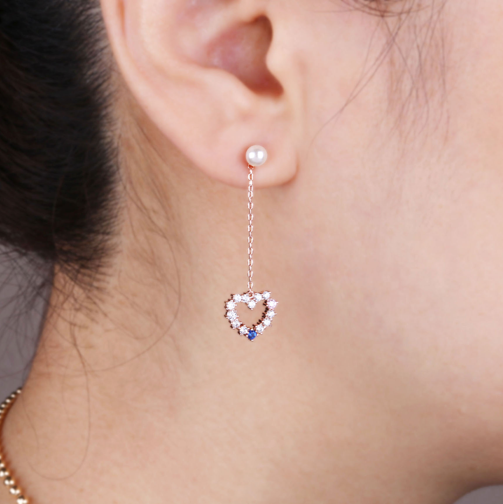 <b><p>Bollare Simple het pel erings SPE418 Lovy</p></b><b><p>ボラレ シンプルハートパールオンバルイヤリング SPE418 ラブリーなムード 可愛気性</p></b><br /><br /><p align='center'>