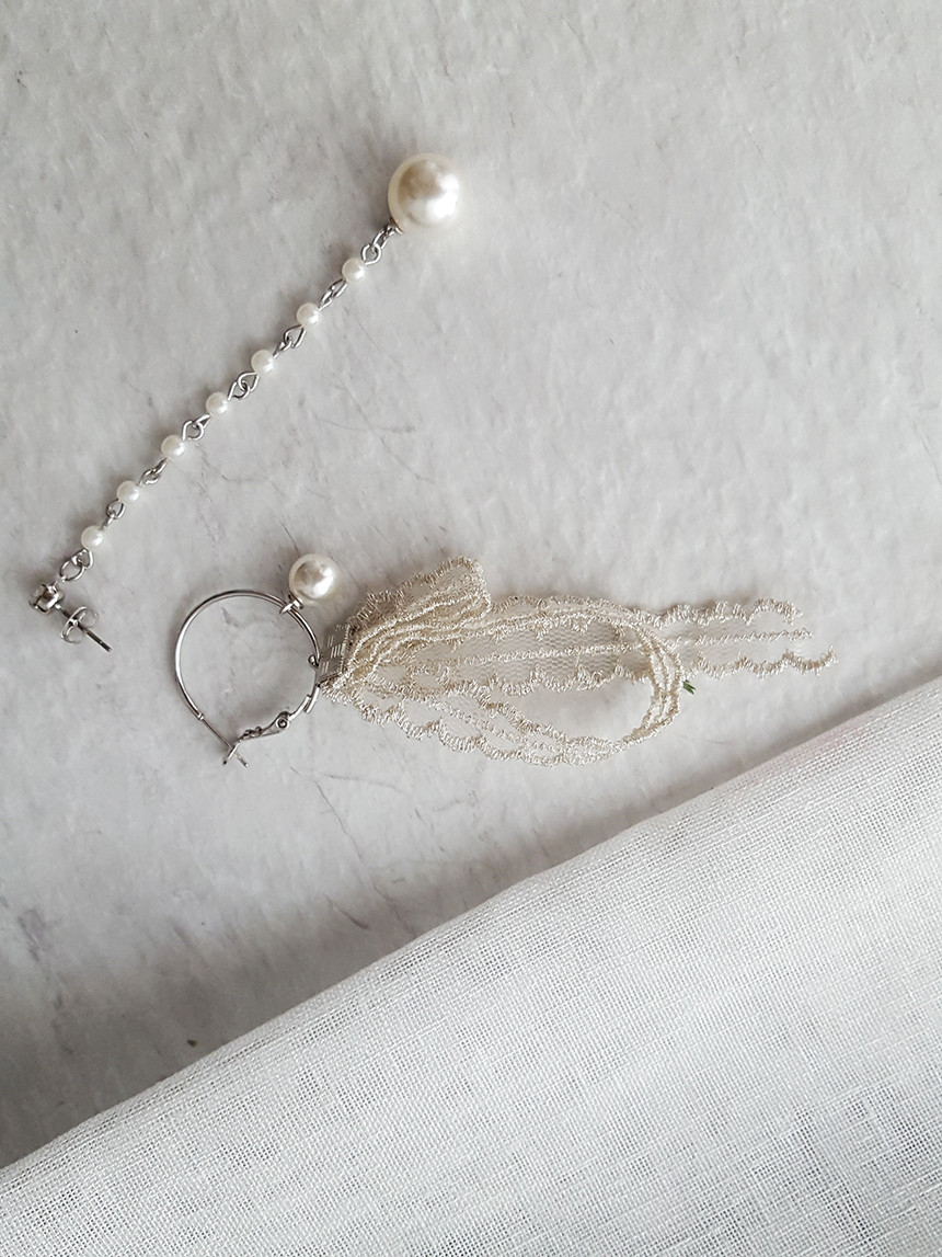 <b><p>Unknown race Pearl Drop ring Nt Stylish se</p></b><b><p>オンバル レース 真珠 ドロップ イヤリング 清楚 魅力のあるスタイル 女性な 女神コーディネート</p></b><br /><br /><p align='center'>