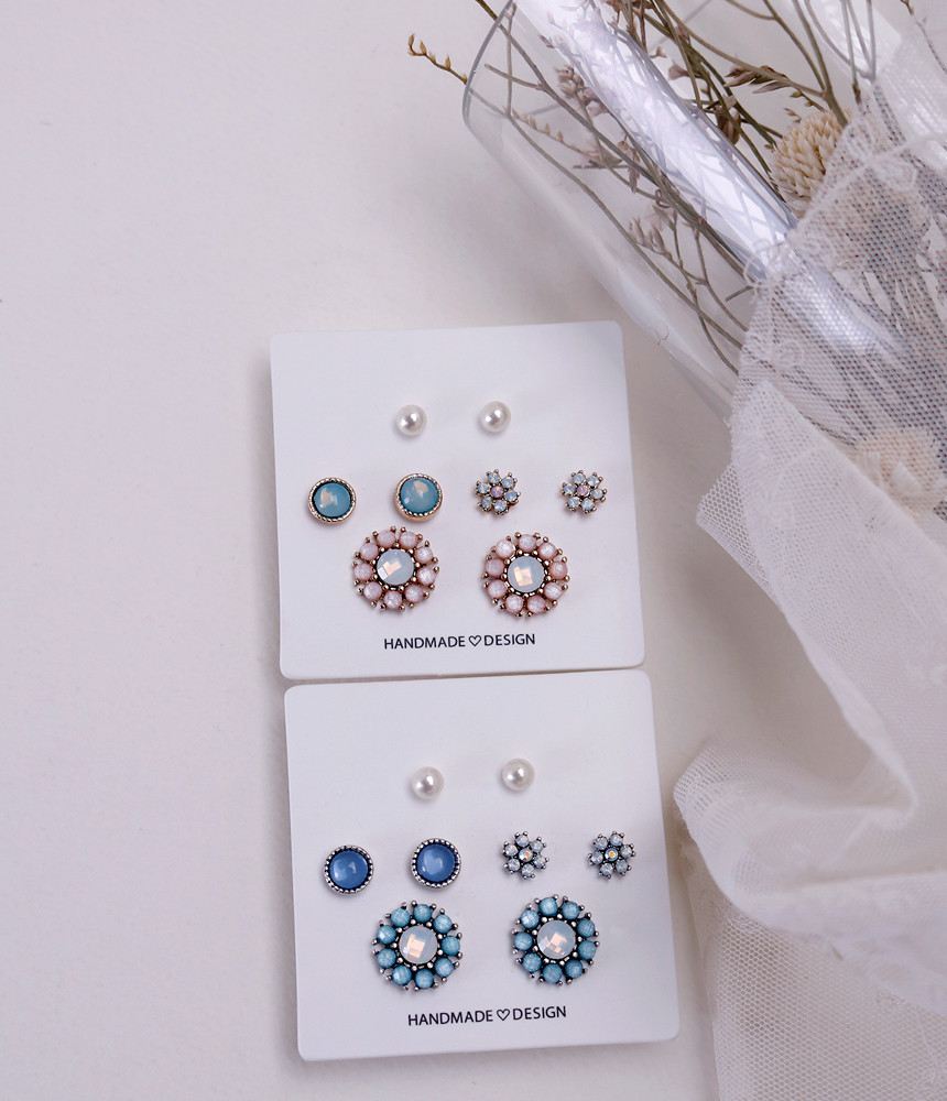 <b><p>Daikoji 8 eces Set earrings Full of love</p></b><b><p>デイ浩二 8ピース セットピアス 愛に満ち シンプルリ キュートなデザイン 生気溌剌</p></b><br /><br /><p align='center'>