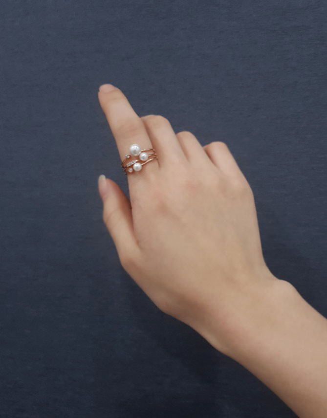 <b><p>Prl pnt All silver rg female Luxury roic</p></b><b><p>真珠 ポイント オールシルバー リング 女性 高級感 ロマンチック ゴド 女神スタイル</p></b><br /><br /><p align='center'>