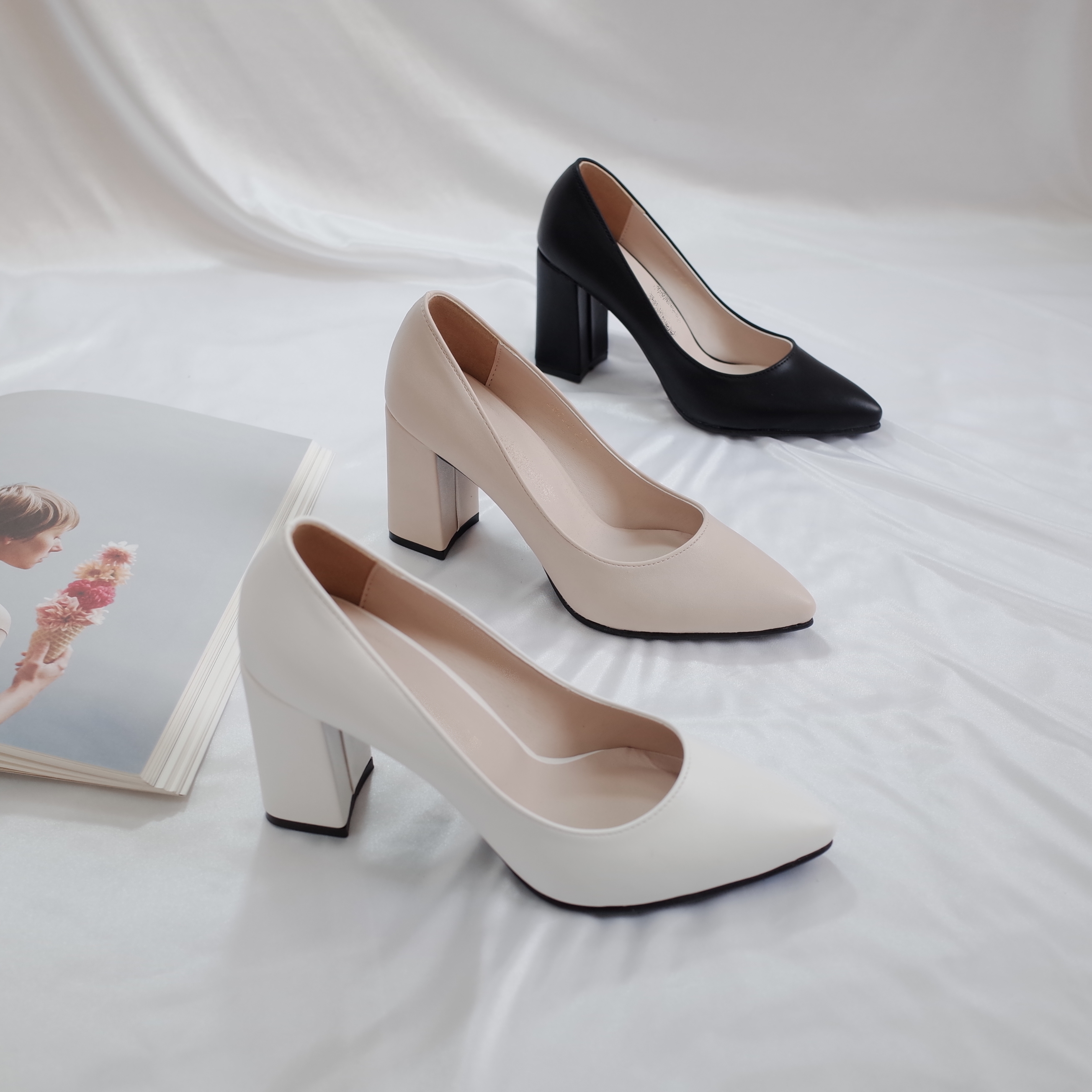 <b><p>Korean 8cm Stiletto The pump Pointed nose</p></b><b><p>韓国語 8cm スティレット 厚底 パンプス 最高の鼻 ミドルヒール baling_2</p></b><br /><br /><p align='center'>