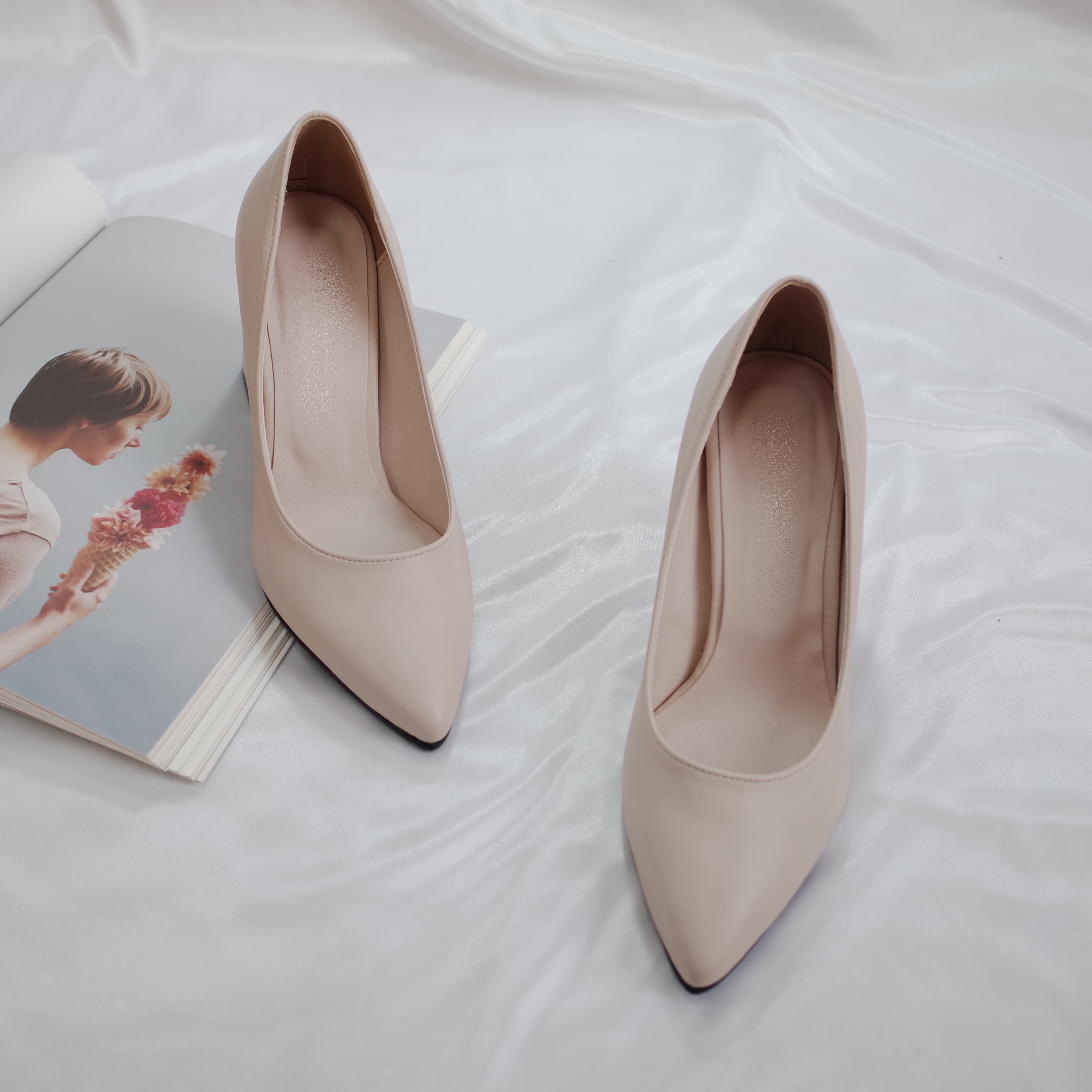 <b><p>Korean 8cm Stiletto The pump Pointed nose</p></b><b><p>韓国語 8cm スティレット 厚底 パンプス 最高の鼻 ミドルヒール baling_2</p></b><br /><br /><p align='center'>