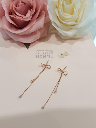 <b><p>Stonehenge 14K rose gold earri T0784</p></b><b><p>ストーンヘンジ 14K ローズ ゴールド イヤリング T0784</p></b><br /><br /><p align='center'>