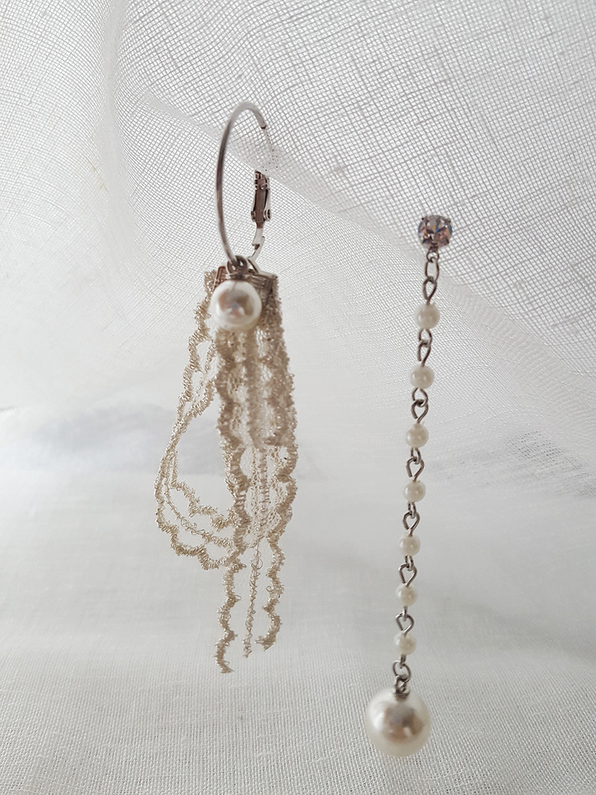 <b><p>Unknown race Pearl Drop ring Nt Stylish se</p></b><b><p>オンバル レース 真珠 ドロップ イヤリング 清楚 魅力のあるスタイル 女性な 女神コーディネート</p></b><br /><br /><p align='center'>