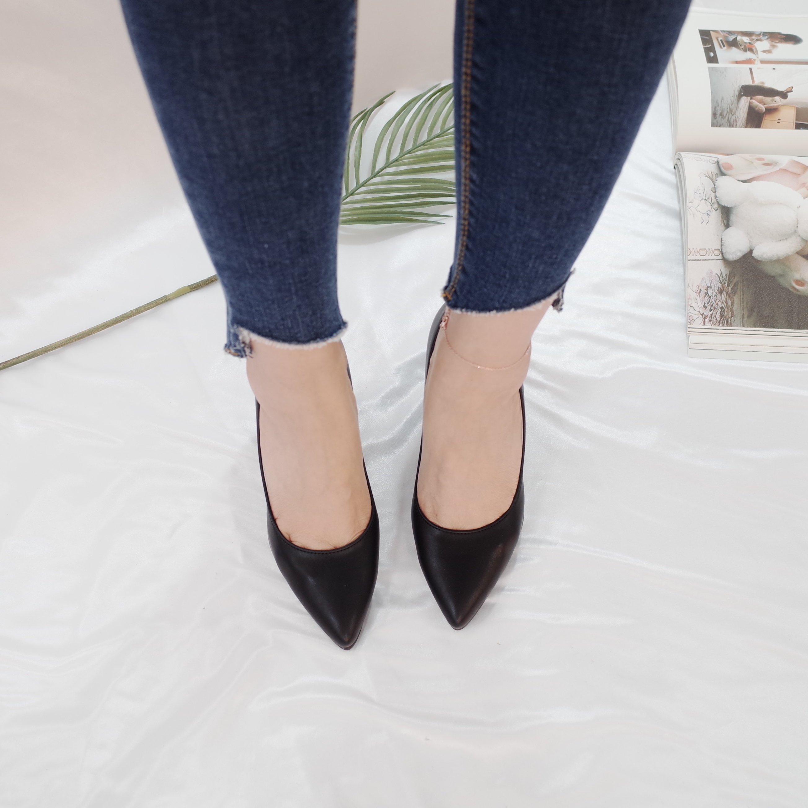 <b><p>Korean 8cm Stiletto The pump Pointed nose</p></b><b><p>韓国語 8cm スティレット 厚底 パンプス 最高の鼻 ミドルヒール baling_2</p></b><br /><br /><p align='center'>