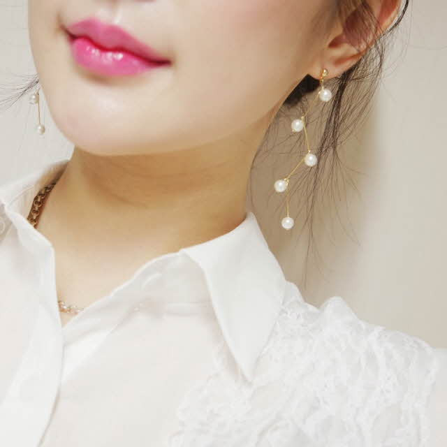 <b><p>Pearl Drop ring handmade crystal Mother-Daughter</p></b><b><p>真珠 ドロップ イヤリング グィチ ハンドメイド クリスタル 涙 螺鈿 タッセル</p></b><br /><br /><p align='center'>