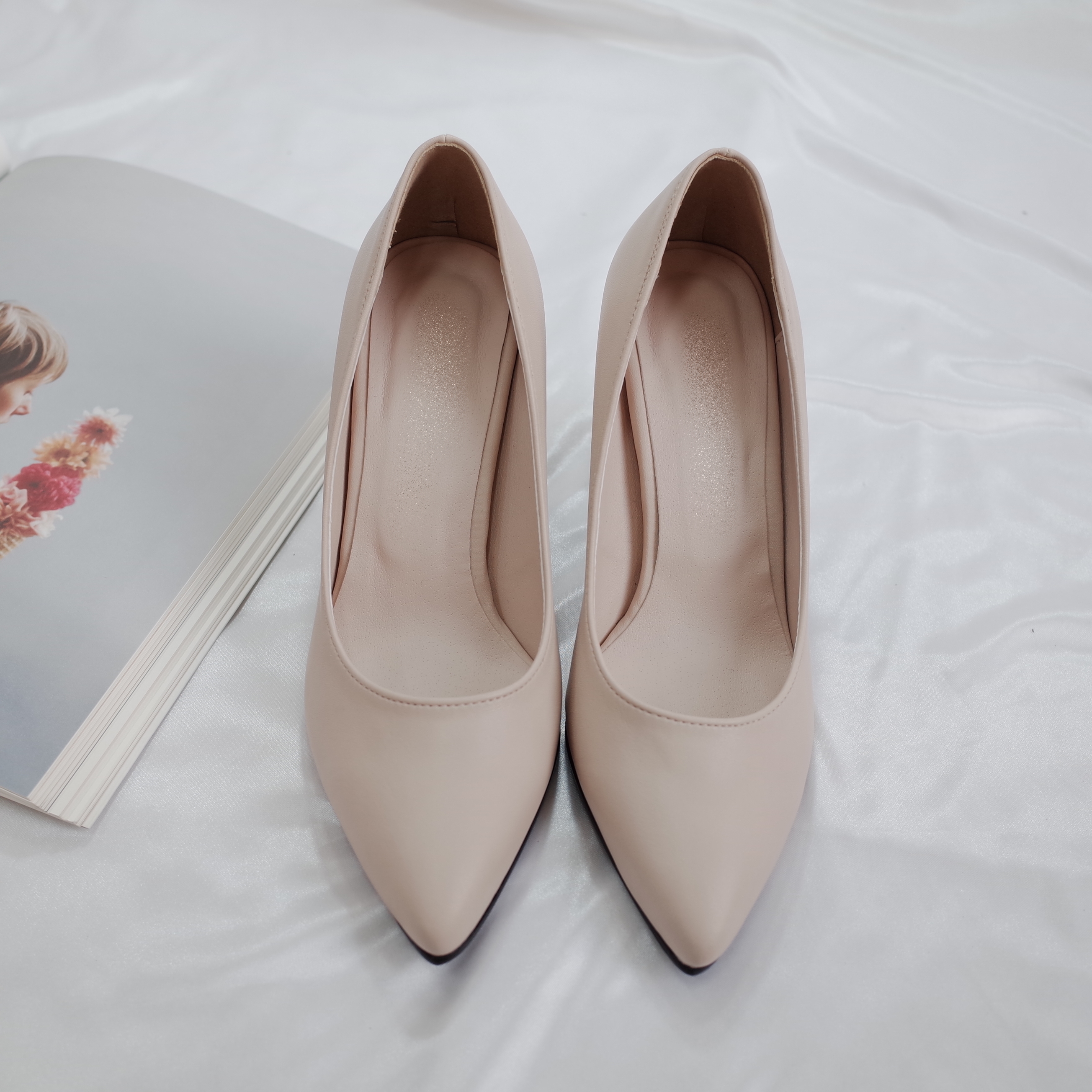 <b><p>Korean 8cm Stiletto The pump Pointed nose</p></b><b><p>韓国語 8cm スティレット 厚底 パンプス 最高の鼻 ミドルヒール baling_2</p></b><br /><br /><p align='center'>