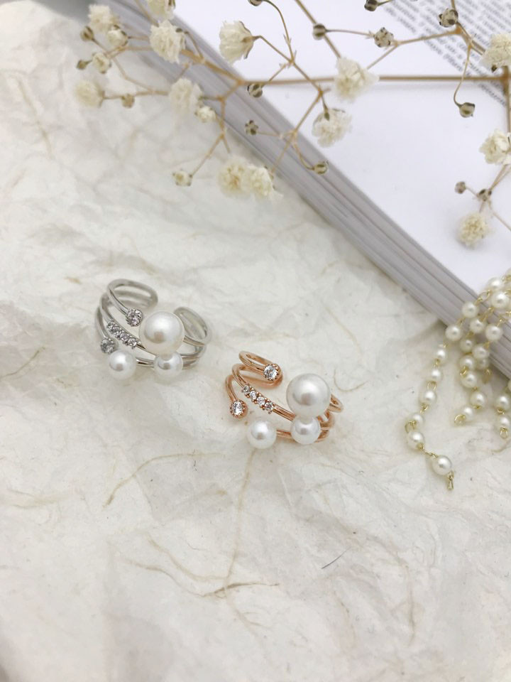 <b><p>Prl pnt All silver rg female Luxury roic</p></b><b><p>真珠 ポイント オールシルバー リング 女性 高級感 ロマンチック ゴド 女神スタイル</p></b><br /><br /><p align='center'>