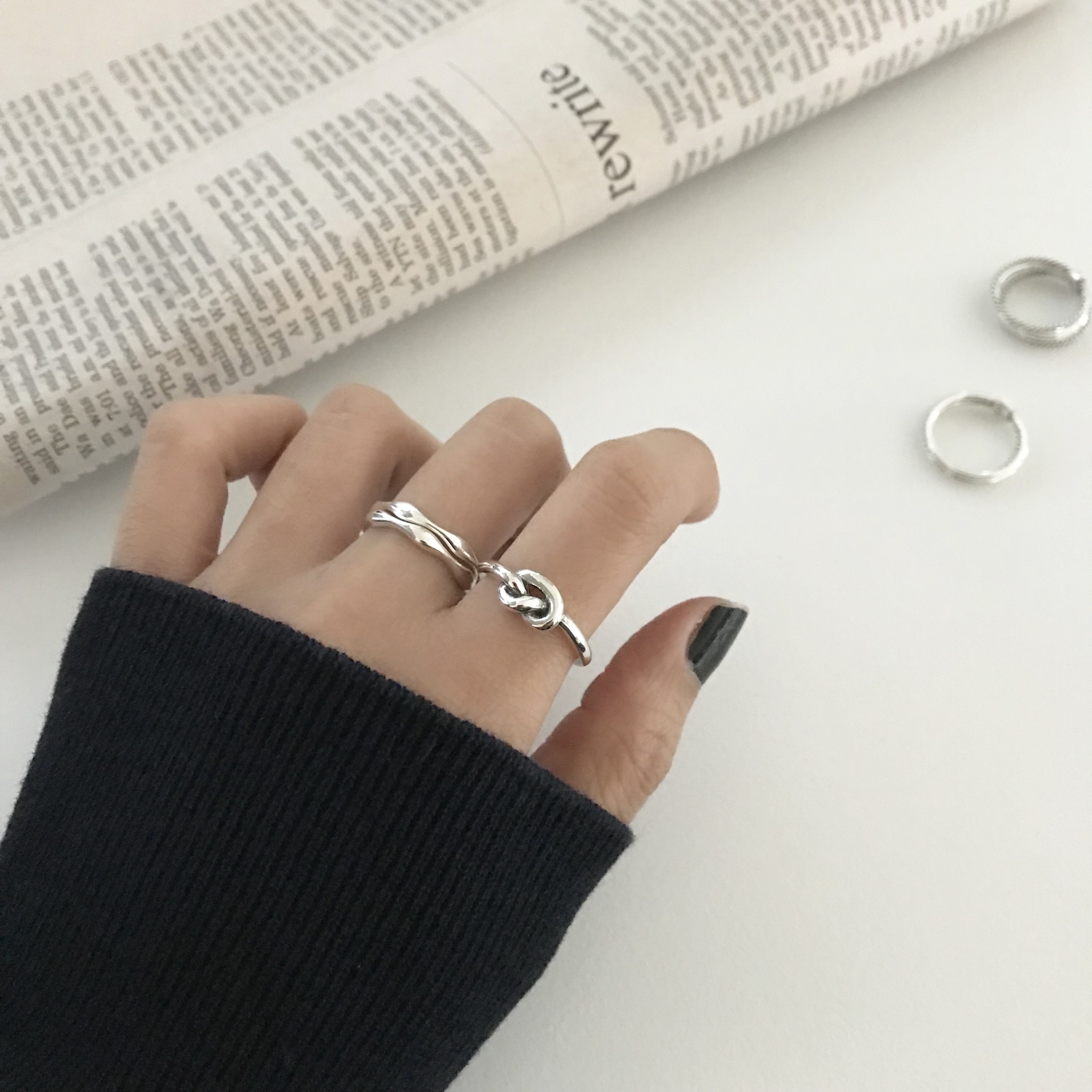 <b><p>silver 925 paint heart Pretzel knot kk rg</p></b><b><p>シルバー 925 油絵 ハート プレッツェル 結び目 ねじれ リング ポイント 友情</p></b><br /><br /><p align='center'>