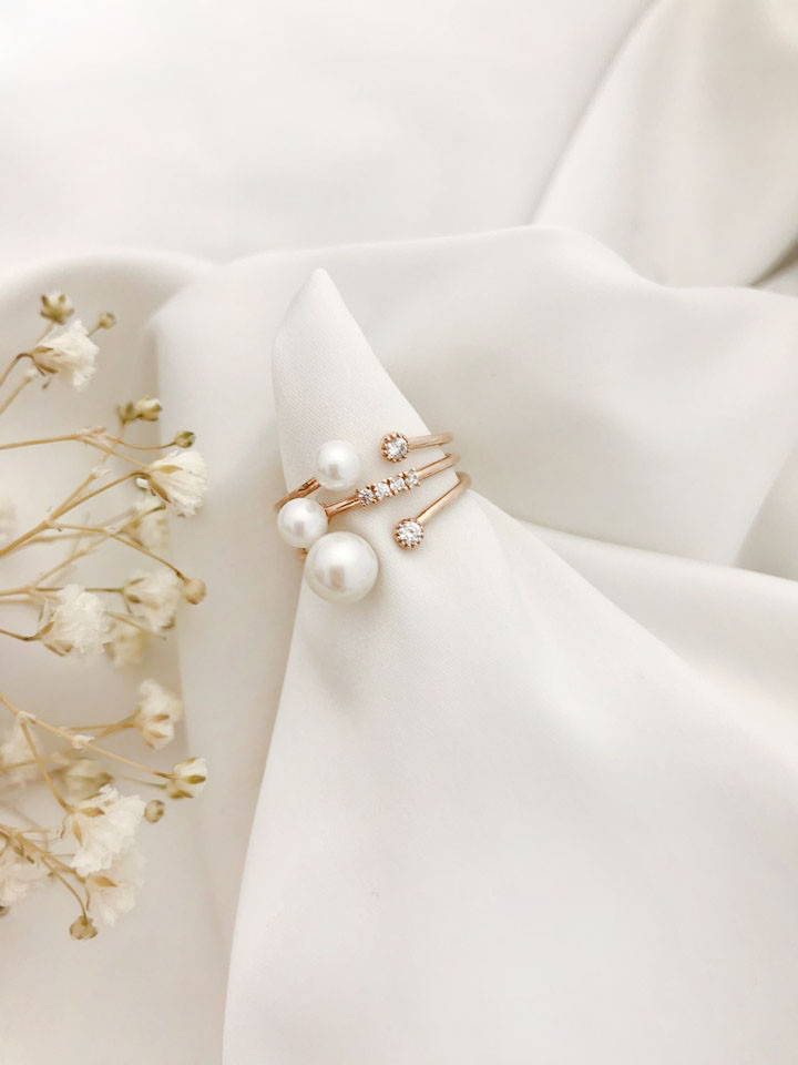 <b><p>Prl pnt All silver rg female Luxury roic</p></b><b><p>真珠 ポイント オールシルバー リング 女性 高級感 ロマンチック ゴド 女神スタイル</p></b><br /><br /><p align='center'>