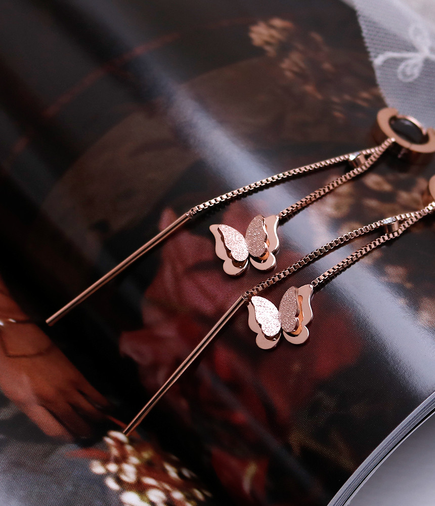 <b><p>Butterfly Sonata Surge Sel earring tium sless</p></b><b><p>蝶のラブソング 書かれているカールスチール イヤリ チタン ステンレス モダンな</p></b><br /><br /><p align='center'>