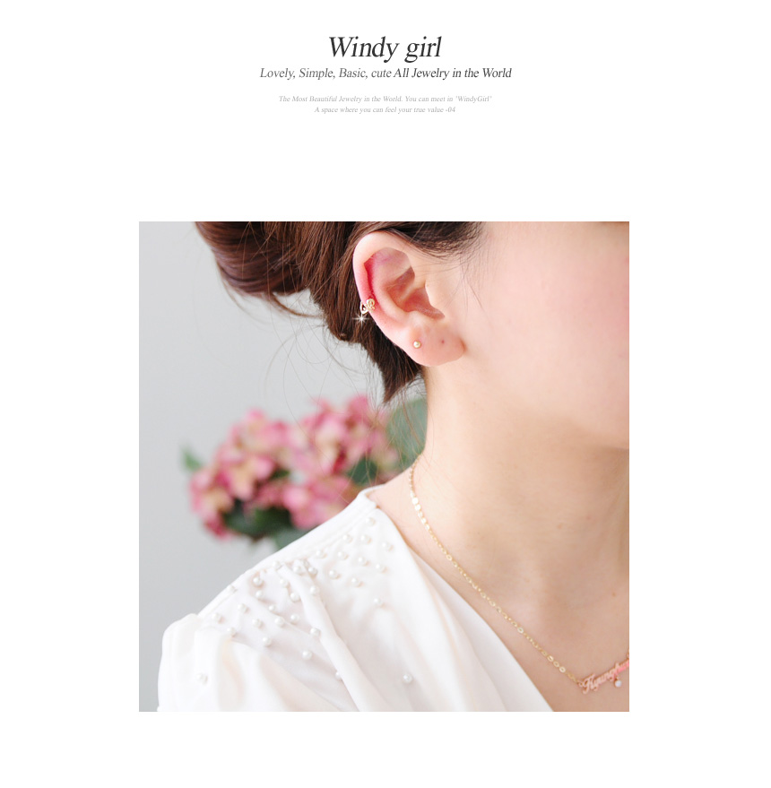 <b><p>10k earflaps piercing mi One touch Cubic</p></b><b><p>10k 耳介 ピアス ミニ ワンタッチ リング イヤ グィチ キュービック 真珠</p></b><br /><br /><p align='center'>