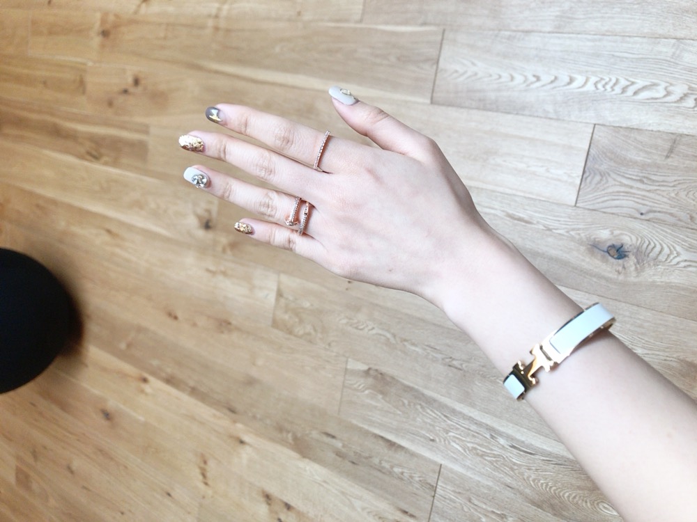 <b><p>Carr nail Cubic Ring Rose Gold Luxury steal</p></b><b><p>カル 釘 キュービックリング ローズゴールド 名品 スチ 洗練された かわいい 友情</p></b><br /><br /><p align='center'>