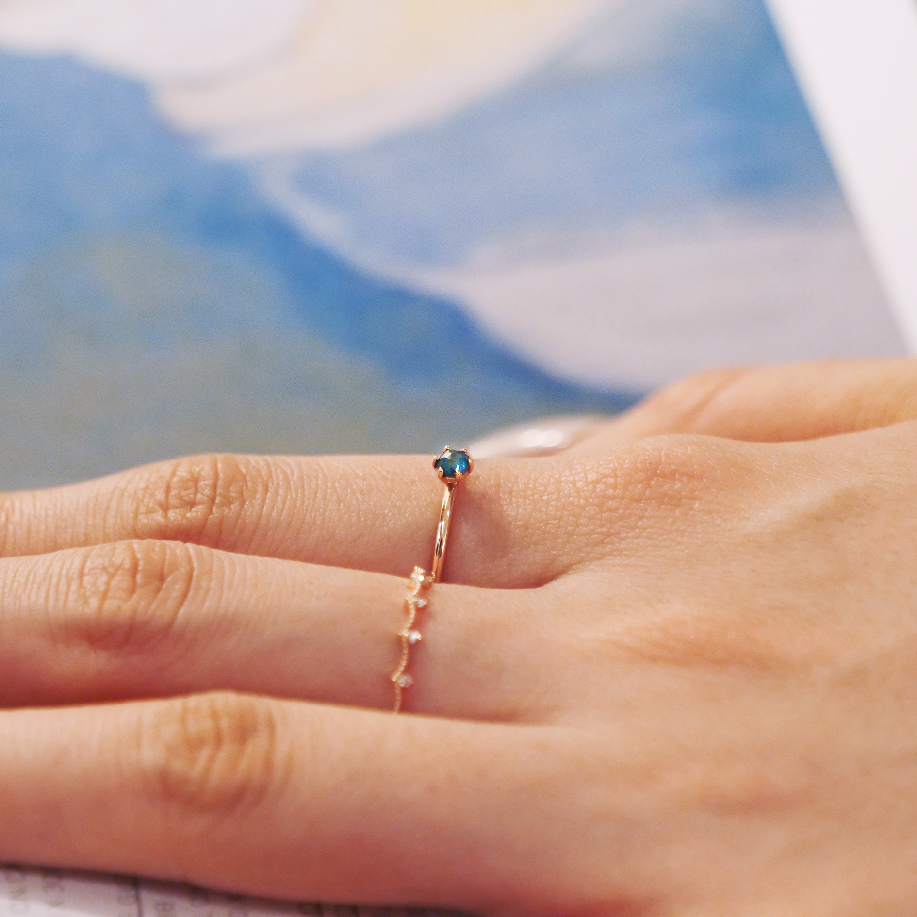 <b><p>Blush Special Offers 14K be Dmond ring Casu</p></b><b><p>ブラッシュ 特価 14K ブルー ダイヤモンド リング カジュアルな スタイリルック</p></b><br /><br /><p align='center'>