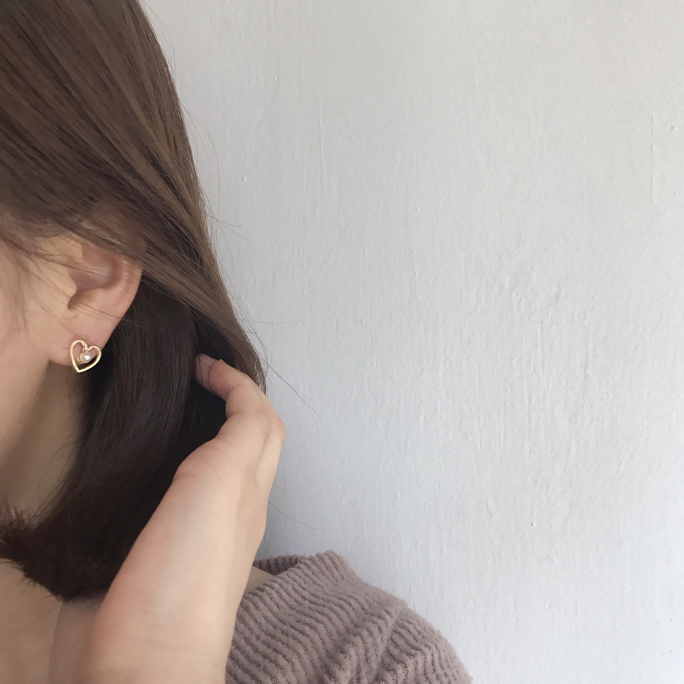 <b><p>daily small Pearl Ht Erings Titanium needle</p></b><b><p>デイリー スモール 真珠 ハートピアス チタン針 20代の女性 アンティークアクセサ</p></b><br /><br /><p align='center'>