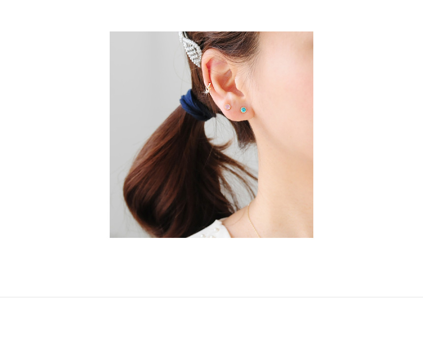 <b><p>10k earflaps piercing mi One touch Cubic</p></b><b><p>10k 耳介 ピアス ミニ ワンタッチ リング イヤ グィチ キュービック 真珠</p></b><br /><br /><p align='center'>