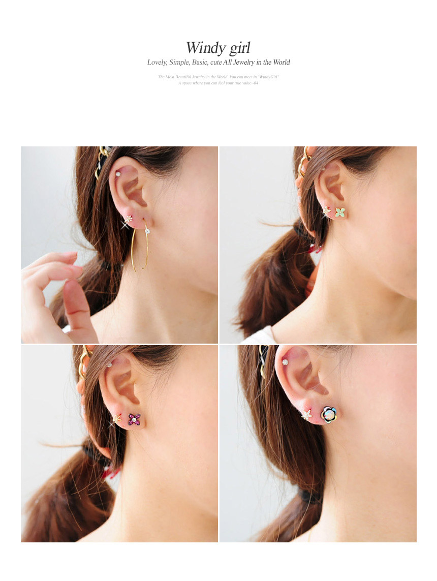 <b><p>10k earflaps piercing mi One touch Cubic</p></b><b><p>10k 耳介 ピアス ミニ ワンタッチ リング イヤ グィチ キュービック 真珠</p></b><br /><br /><p align='center'>