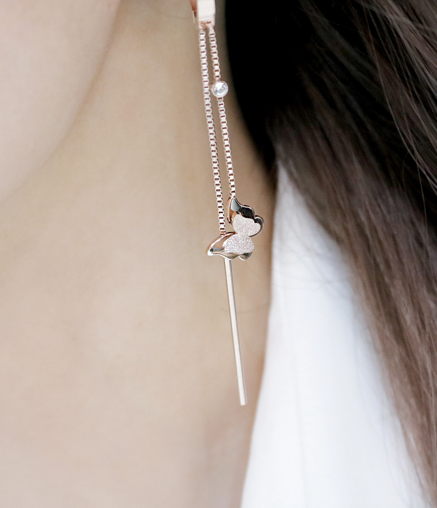 <b><p>Butterfly Sonata Surge Sel earring tium sless</p></b><b><p>蝶のラブソング 書かれているカールスチール イヤリ チタン ステンレス モダンな</p></b><br /><br /><p align='center'>