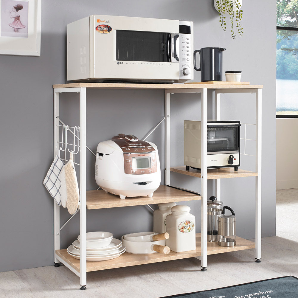 철제 홈카페 수납장 주방 수납 가구 정리