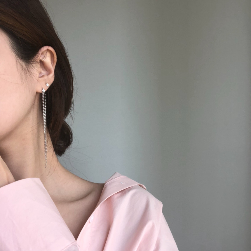 <b><p>Propose Long earris Bold silver handmade</p></b><b><p>プロポーズ ロングイヤリング ボールド シルバー ロゴ ハンドメイド 925 キュービック</p></b><br /><br /><p align='center'>