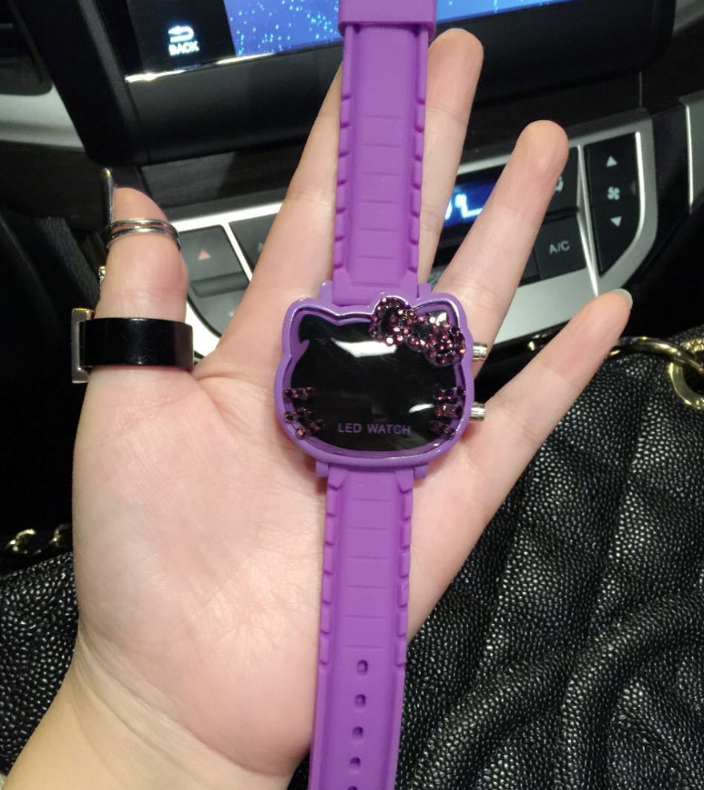 <b><p>child Girl clock Kitty Electronic 5 spies</p></b><b><p>児童 女の子 時計 キティ 電子 5種 キッズ キャラクター 子供 有ファッション</p></b><br /><br /><p align='center'>