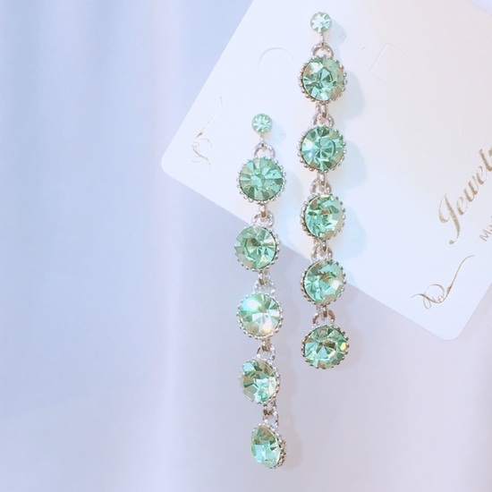 <b><p>Mint crystal Drop Earrgs Good po cycle Blg-blg</p></b><b><p>ミント クリスタル ドロップイヤリング ポイサイクル良い ケバケバした ユニークアクセサリー</p></b><br /><br /><p align='center'>
