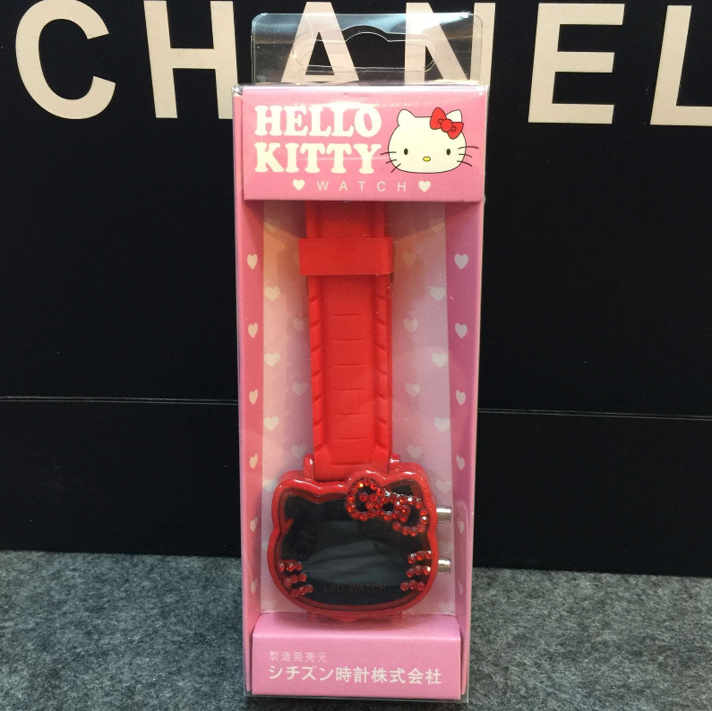 <b><p>child Girl clock Kitty Electronic 5 spies</p></b><b><p>児童 女の子 時計 キティ 電子 5種 キッズ キャラクター 子供 有ファッション</p></b><br /><br /><p align='center'>