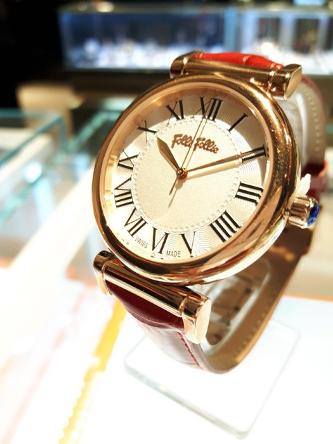 <b><p>Folly Obsession leather clock WF14R029SPS</p></b><b><p>フォリフォリ オプセション レザー 時計 WF14R029SPS</p></b><br /><br /><p align='center'>