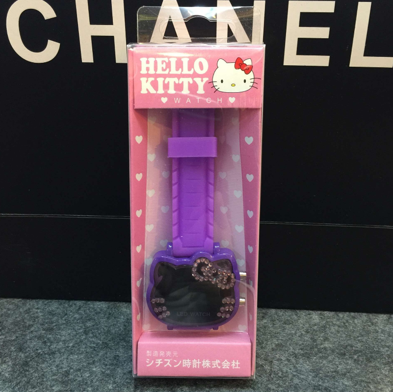 <b><p>child Girl clock Kitty Electronic 5 spies</p></b><b><p>児童 女の子 時計 キティ 電子 5種 キッズ キャラクター 子供 有ファッション</p></b><br /><br /><p align='center'>