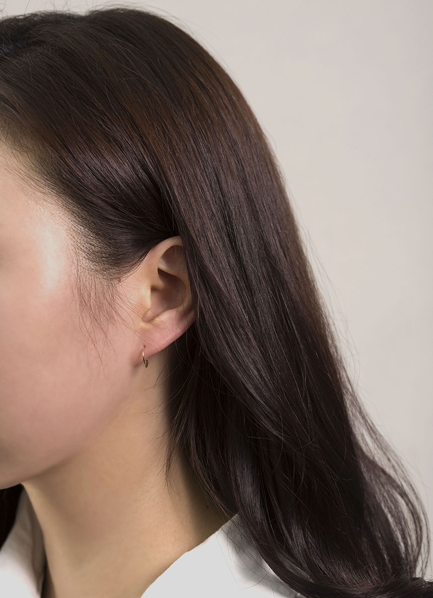 <b><p>pipe earring 14k Daily simple Cotion of coorda</p></b><b><p>パイプ イヤリング 14kデイリー シンプル コーディネートの完成 ミニ 小さな</p></b><br /><br /><p align='center'>