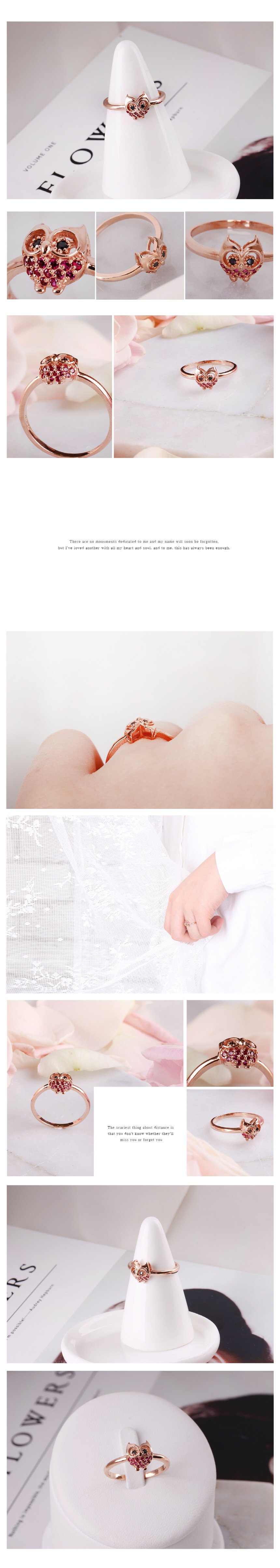 <b><p>Shine Jay 14K rose owl rg k recommendation</p></b><b><p>シャインジェイ 14K ローズ フクロウ リング k推薦 ママの誕生日プレゼント</p></b><br /><br /><p align='center'>