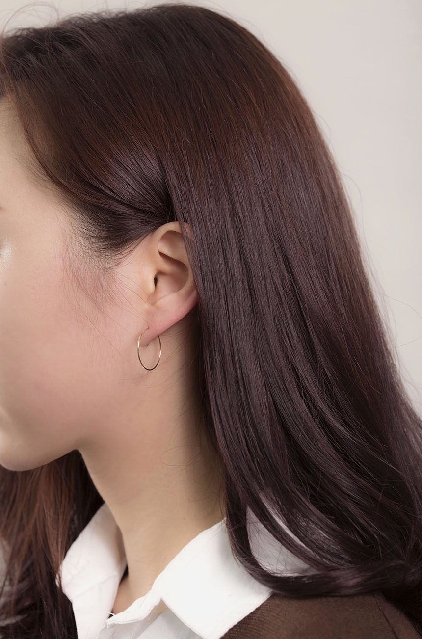 <b><p>pipe earring 14k Daily simple Cotion of coorda</p></b><b><p>パイプ イヤリング 14kデイリー シンプル コーディネートの完成 ミニ 小さな</p></b><br /><br /><p align='center'>